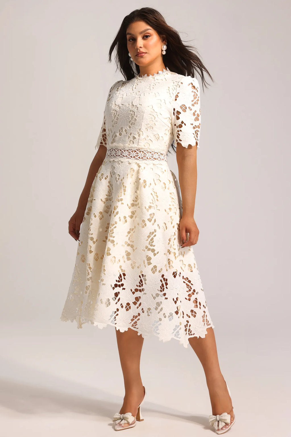 Jace Lace Midi Dress
