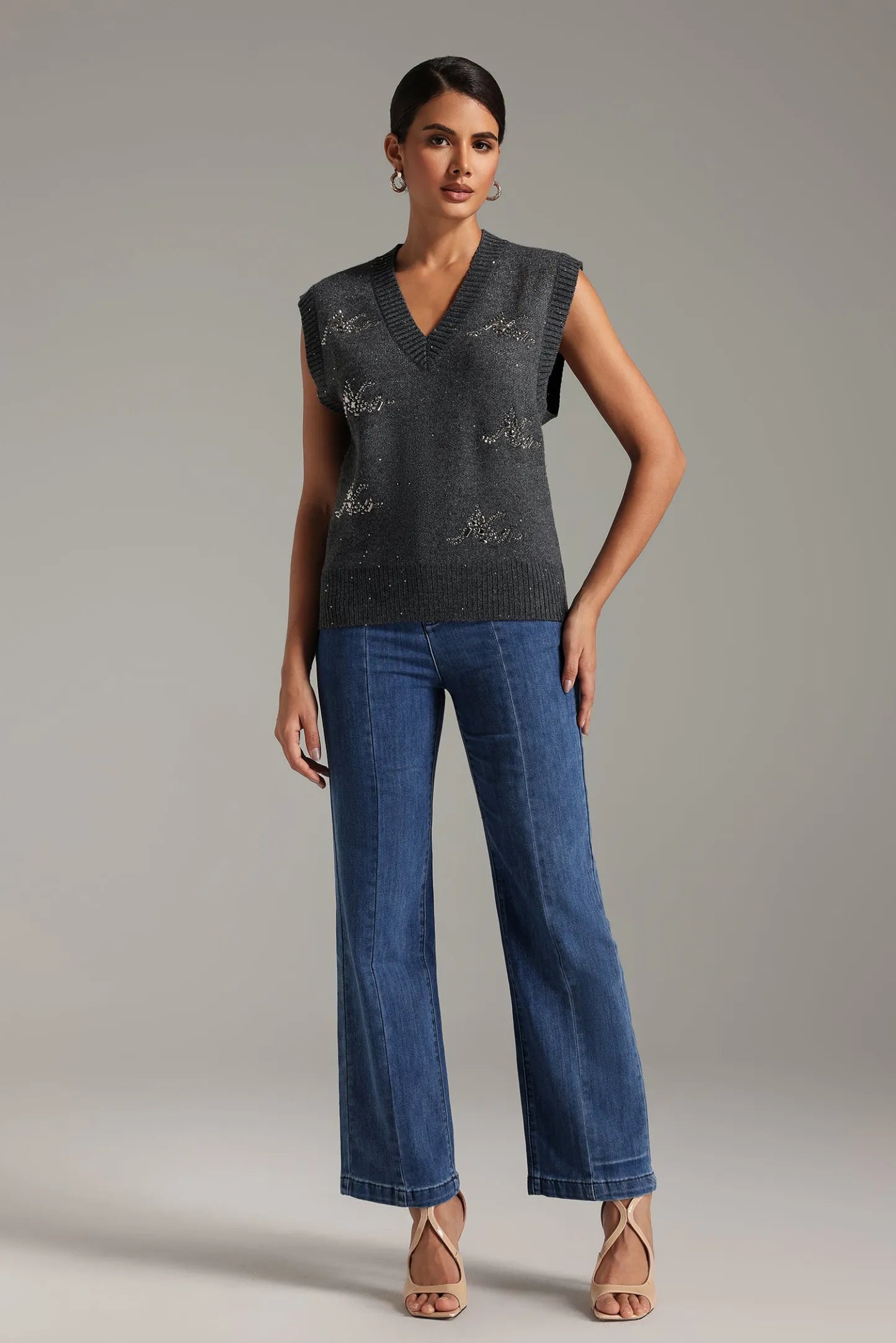 Gaia Glitter Knitted Vest