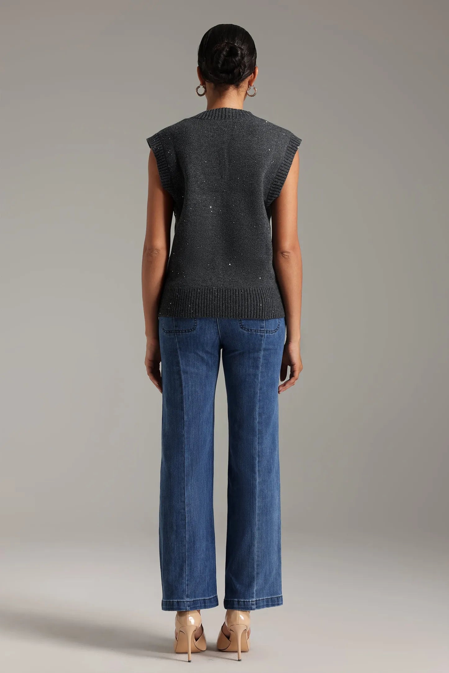 Gaia Glitter Knitted Vest