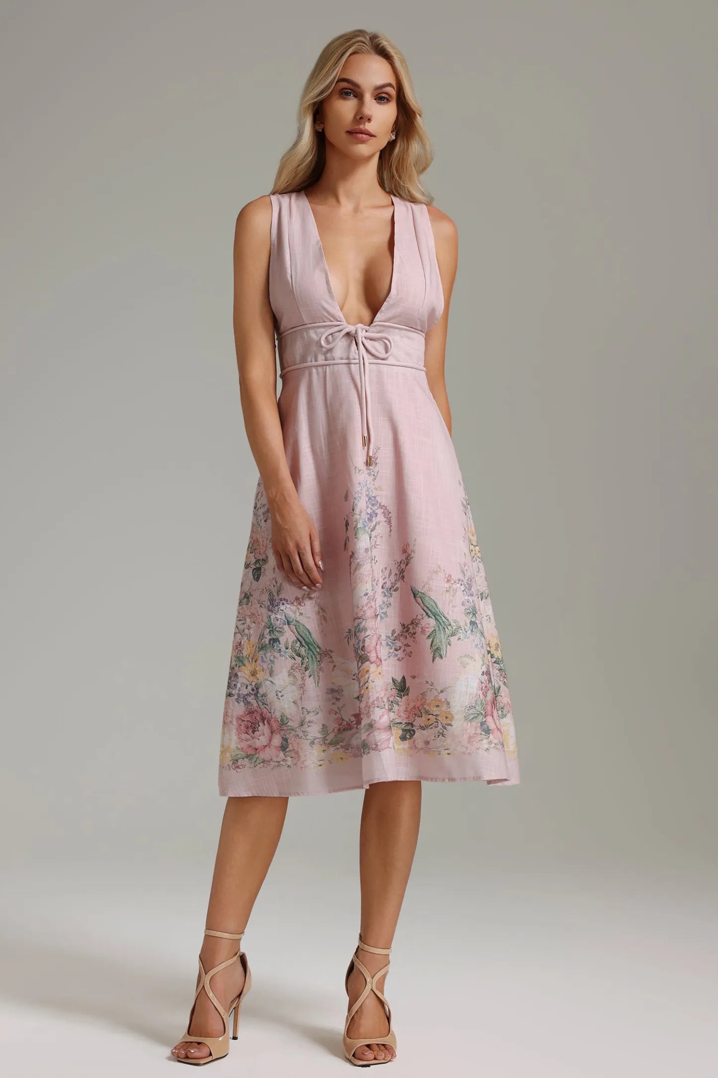 Haye Plunge Midi Dress