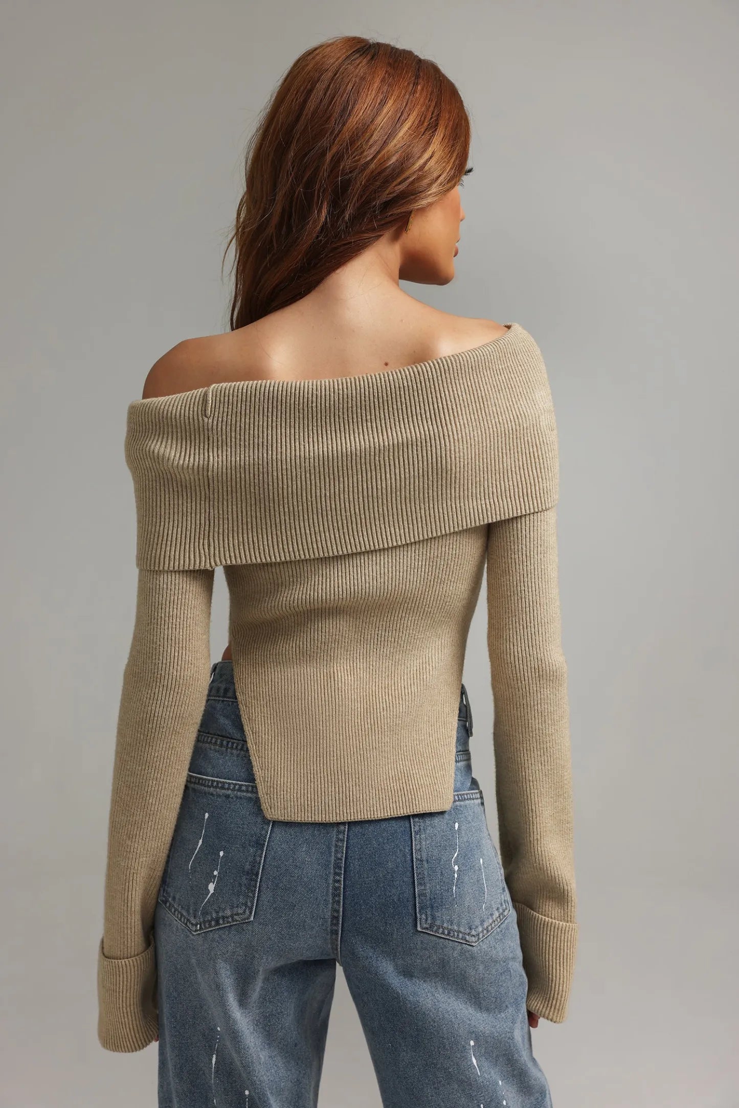 Yara Off Shoulder Sweater Top